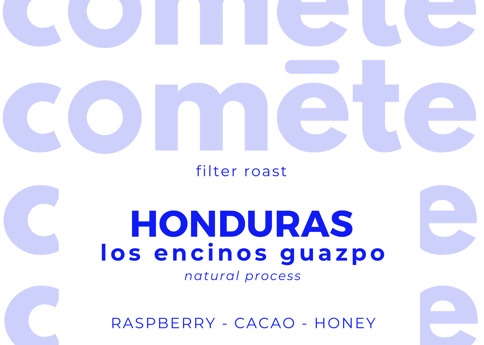coffee beans from Honduras, Los encinos guazpo, natural, catuai, typica, IH90, raspberry cacao honey